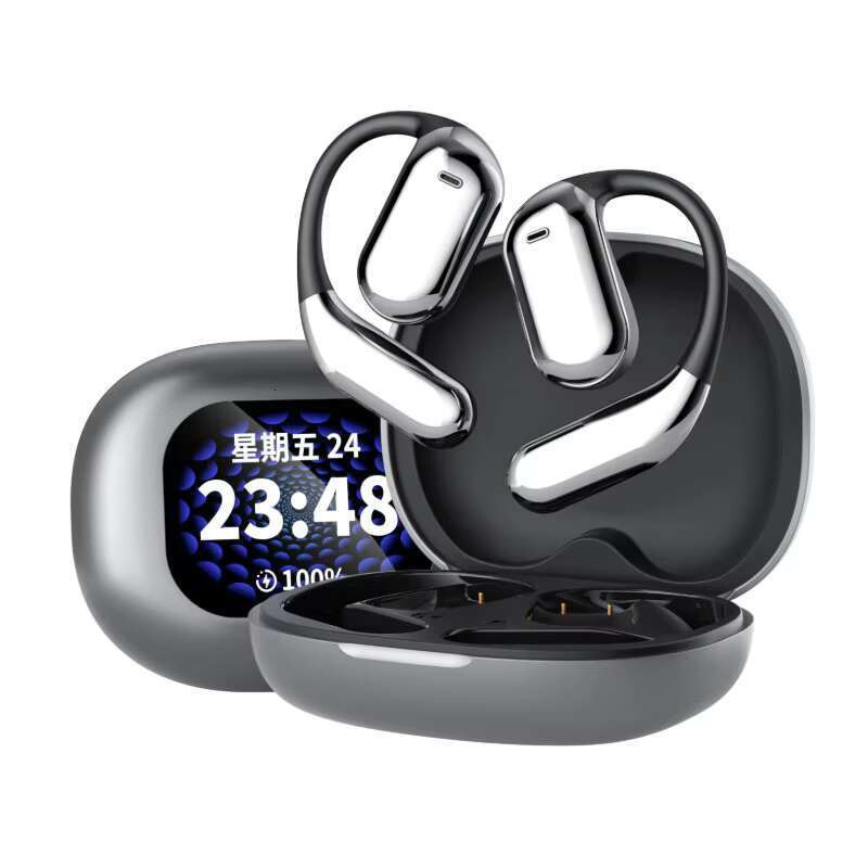 Q16 Professional Bone Conduction Earphones Full Color Intelligent Touch ANC Owl Ear Clip 500mA Battery 88h Long Standby Exercise