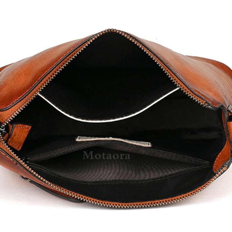 MOTAORA New Small Vintage Women's Shoulder Tote Bag Casual Genuine Leather Handbag Fashion Cowhide Underarm Crossbody Bags Purse