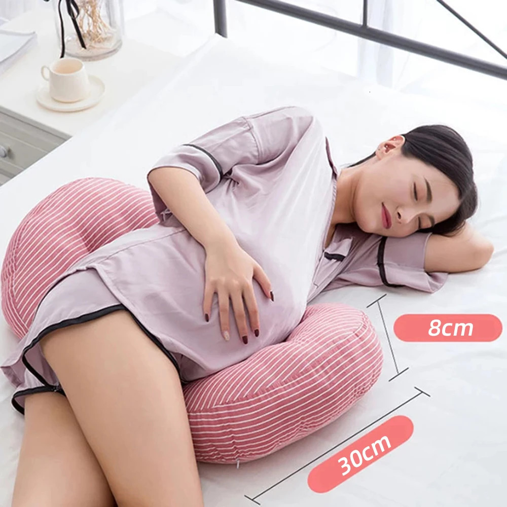 Multi-function U Shape Pregnant Women Sleeping Support Pillow Bamboo Fiber Cotton Side Sleepers Pregnancy Body Pillows For Mater 250326
