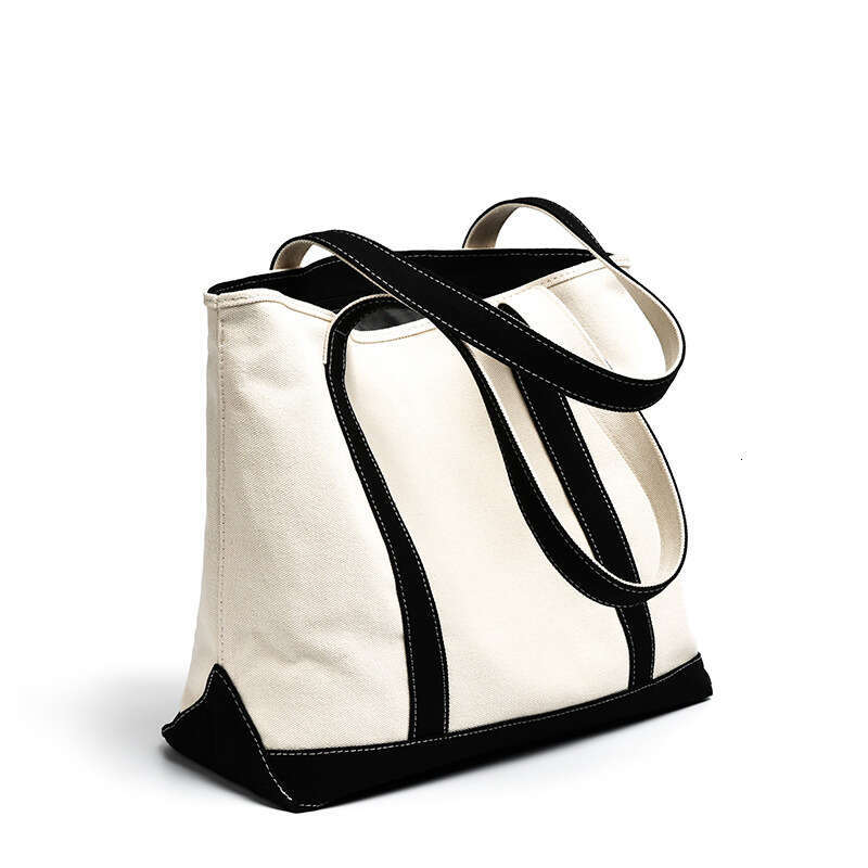 90 Canvas women in 2024, new casual and versatile canvas for students, simple tote bag