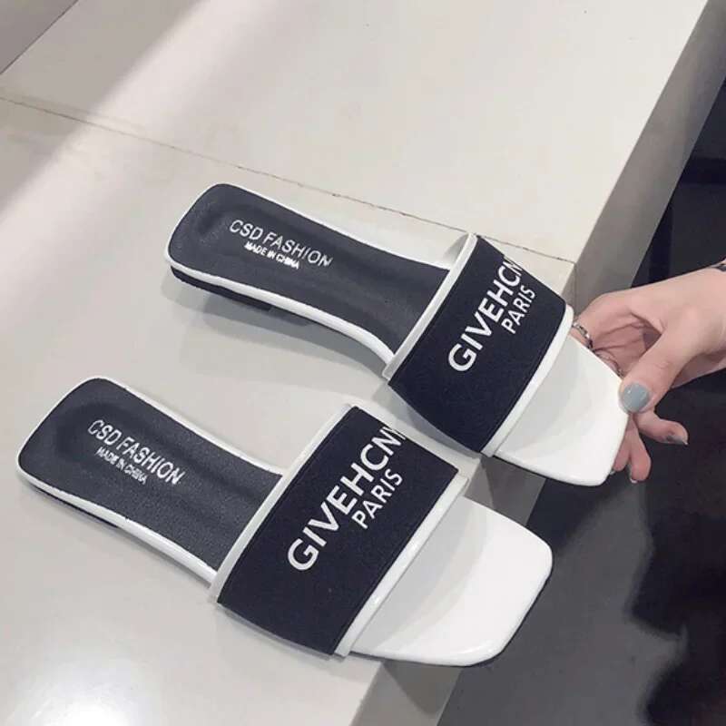 2025 Summer New Round Head Designer Fashion Sandals Simple Solid Color Outdoor Dress Party Women's Flip Cover1