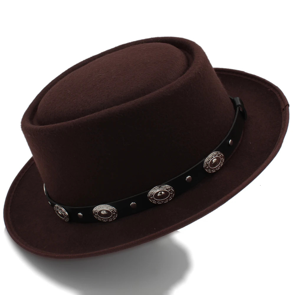 Womens Pork Pie Hat Fedora Hat Trilby Sunhat Classic Retro Jazz Party Outdoor Travel Street Style Size US 7 1/4 UK L 250325
