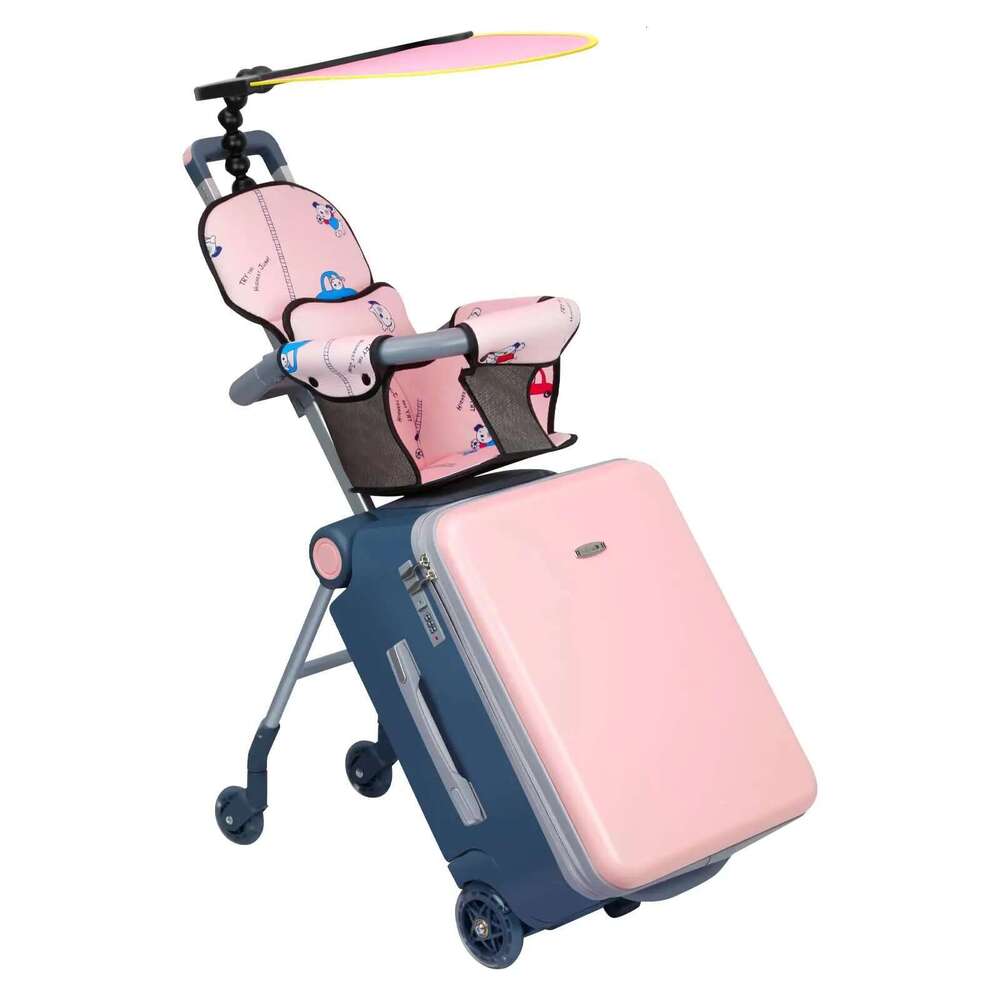 Expandable Spinner Wheels,Large Suitcases with Child Seat Design,20 inch Hardside Carry on Lage for Travel