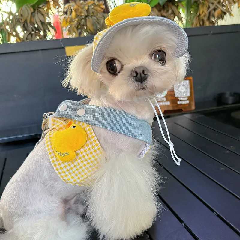 Pet dog harness set suitable for small and medium-sized dogs cats walking lead Chihuahua rabbit vest dog harness dog collar dog accessories X250326