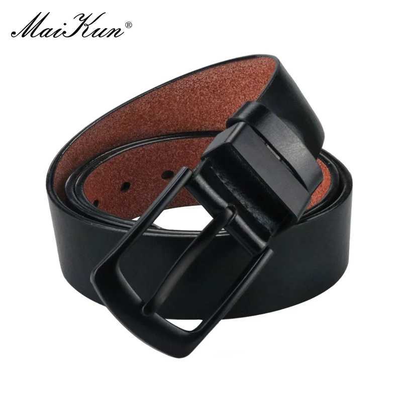Maikun Fashion Mens Business Belt Casual Large Mens Luxury Designer PU Leather Belt W250326