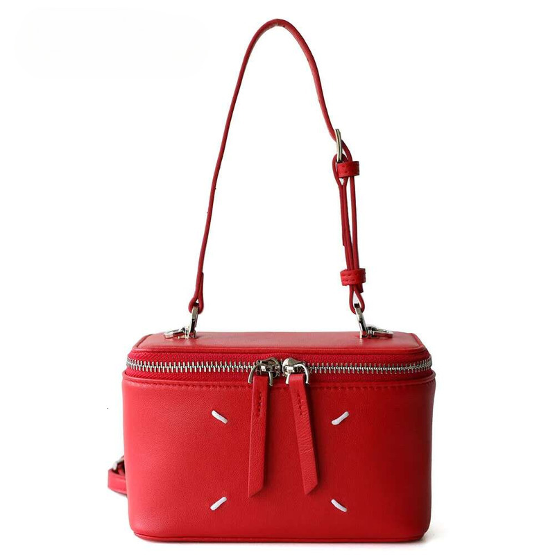 Relwaver Shoulder Bag Genuine Leather Handbag 2025 Spring Summer Sheep Skin Box Fashion Versatile Crossbody Bags For Women