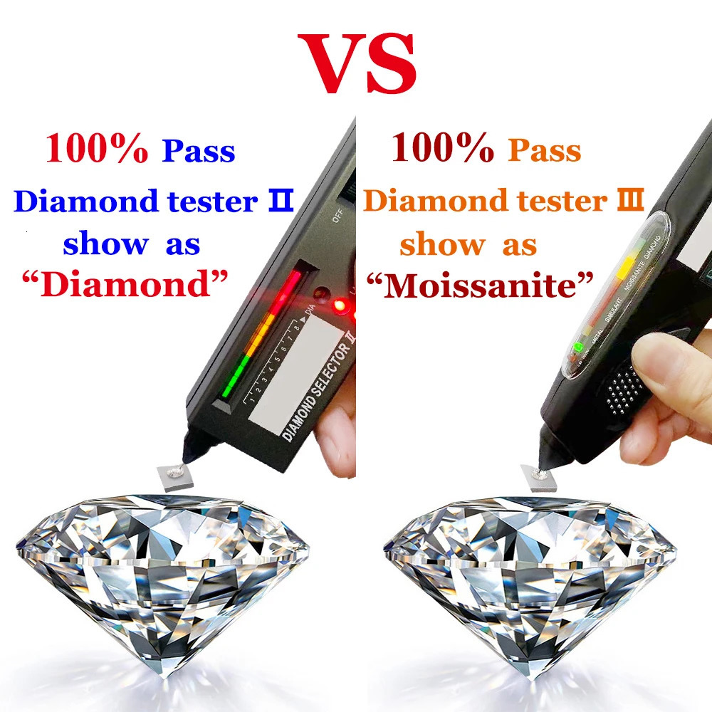 Premium 0.5-2ct Diamond Stud Earrings for Women Original 925 Sterling Silver Screw Back Women Earring GRA 250318