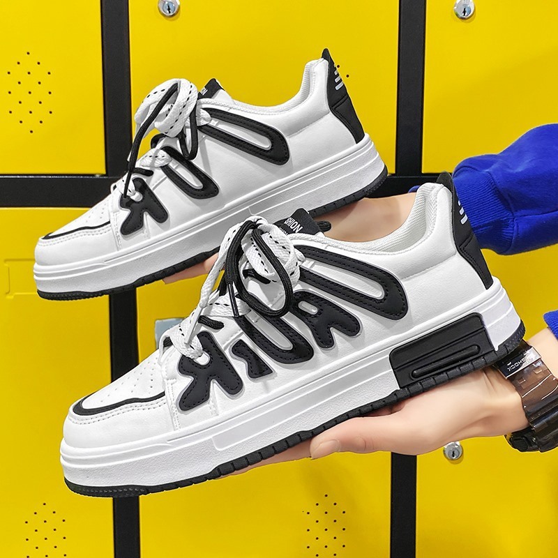 2025S New Trend Designer Spring Men S Breathable Versatile Free Shipping Casual Flat Youth Sports Little White Trendy Shoes