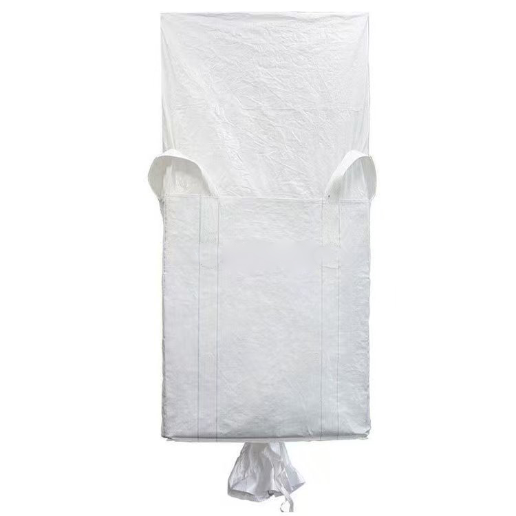 Wholesale Thickened White Ton Bag with Discharge Port for Bulk Storage