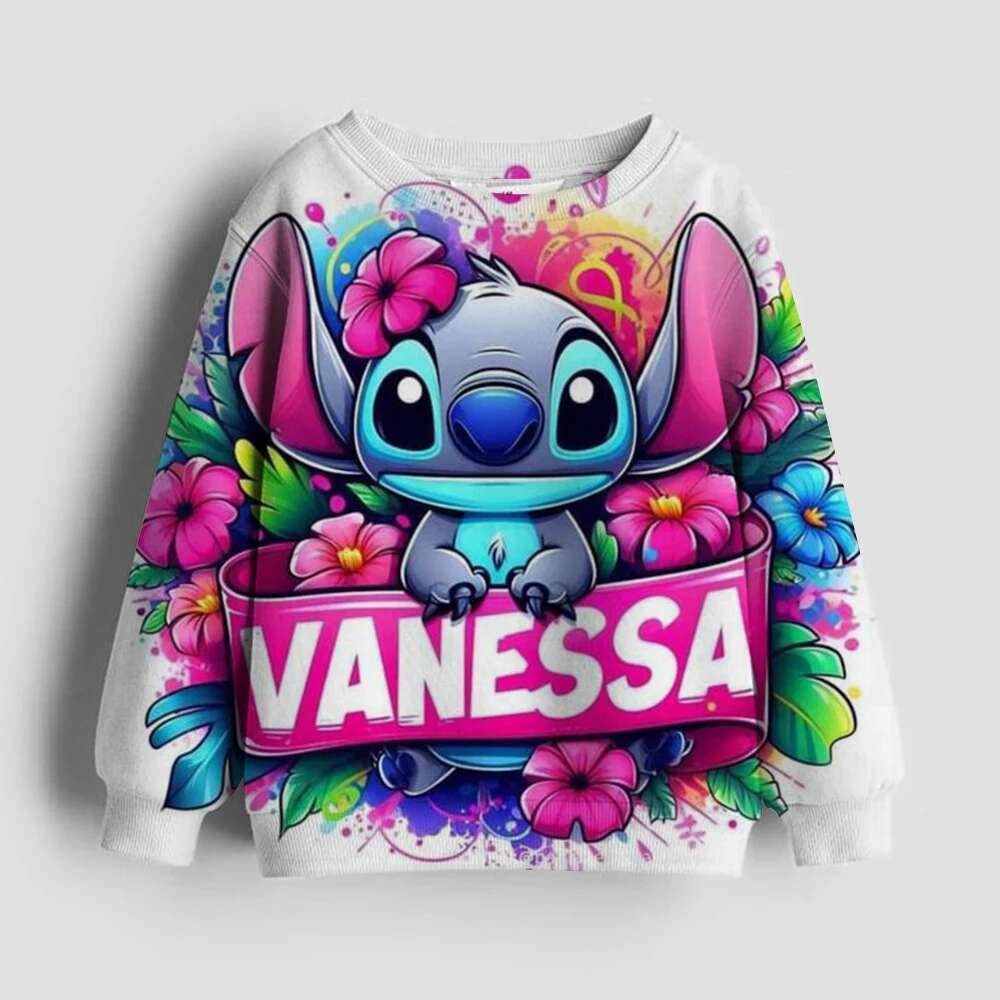 Ddmyshoesvip Hoodie Fashion Monster Pocket Pullover Cute Hoodies Girls Child Sweatshirt Cartoon Top