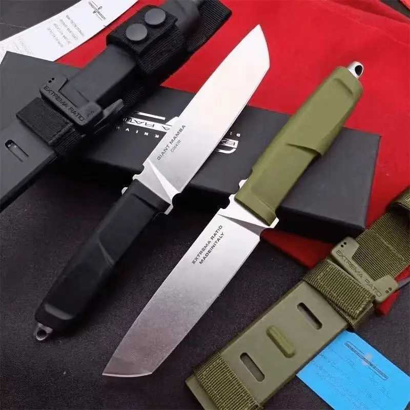 Outdoor multi-purpose military tactical knife fixed blade and blade survival knife jungle exploration hunting knifeXJ250326