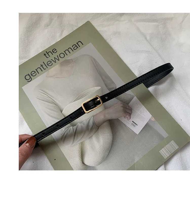 2023 Retro Small Belt Womens Black Simple Womens Pants Belt Decoration Womens Dress Set Jeans Belt W250326