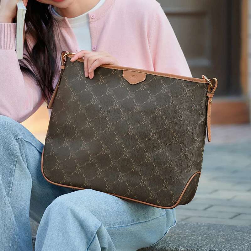 Women's Bags Semir Tote Women New Style Vintage Monogram Crossbody Popular Shoulder Large-capacity Shopping Bag