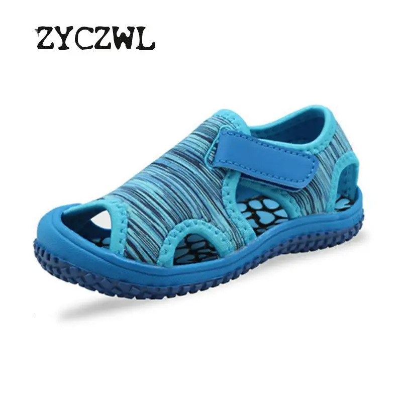 Summer Baby Boys Sandals Children Beach Sandals Soft Bottom Unisex Girls Non-slip Infant Shoes Kids Outdoor Anti-collision Shoes 250326