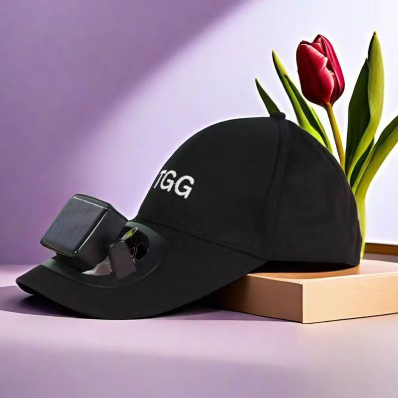 Solar Fan Cap Hats Ball Caps Fashion Accessories Solar Energy Power Sun Protection High Quality Summer Sunhat Unisex Fans