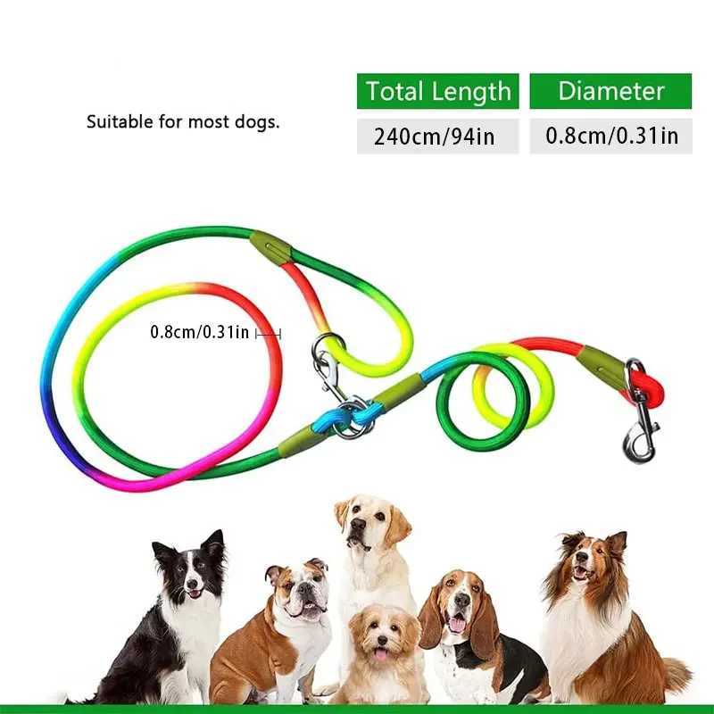 Handless dog leash reflective nylon pet walking running jogging adjustable walking hands-free dog leash X250326