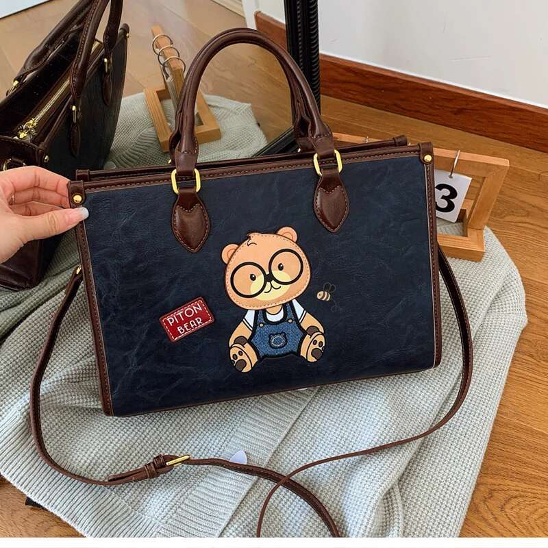 Beibaobao 2025 New Trendy Texture Large Capacity Tote Handheld Shoulder Fashion Versatile Women's Bag Bolsas SAC