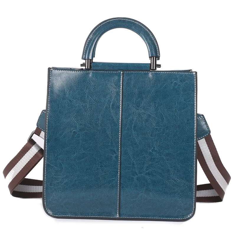 2025 Genuine Leather Women's Shoulder New Ladies Bag Fashion Large Capacity Cowhide Handbag Commuter Shopping Bag
