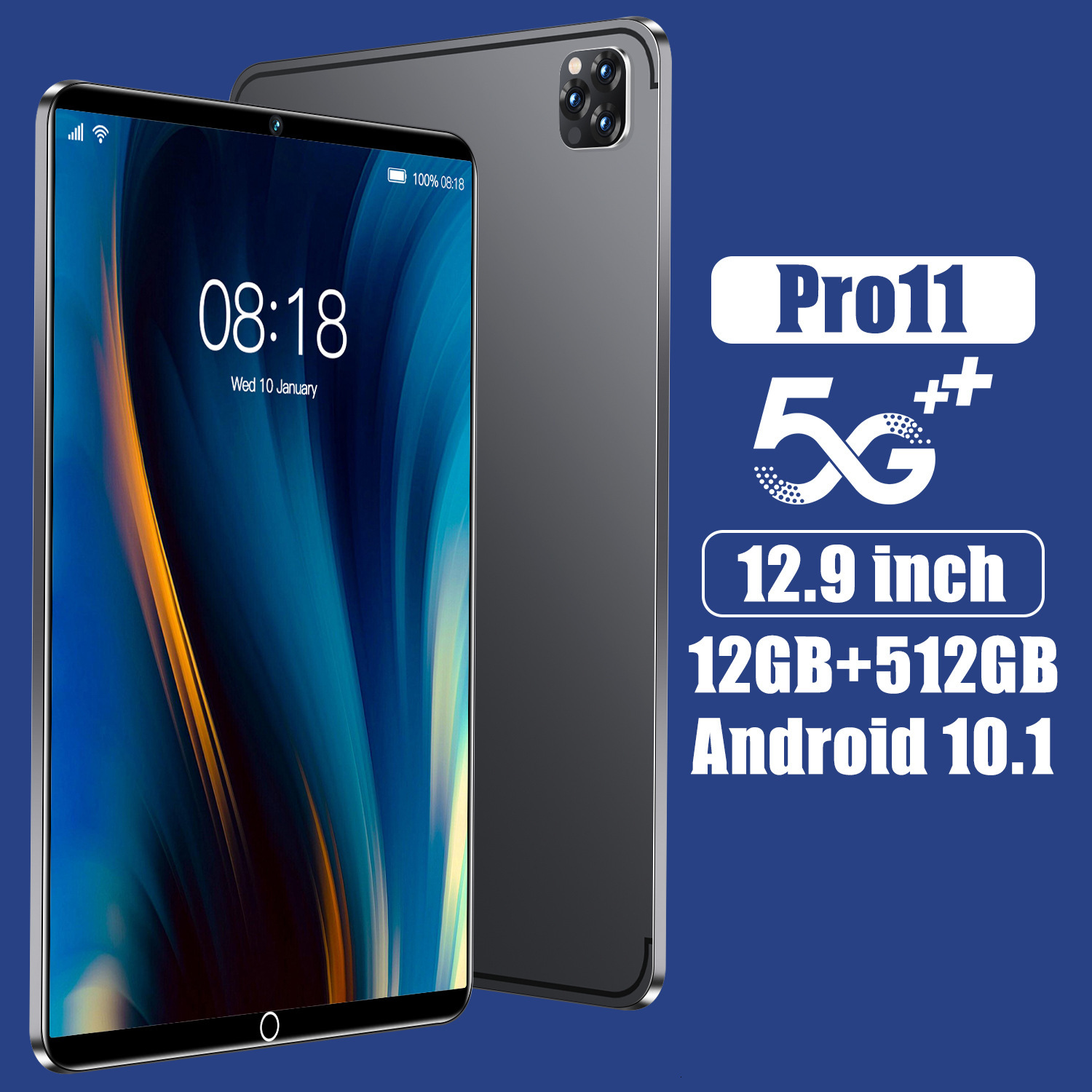 Tablet Pro11 12+512G smart all-in-one front and rear HD cameras Metal case 5G tablet
