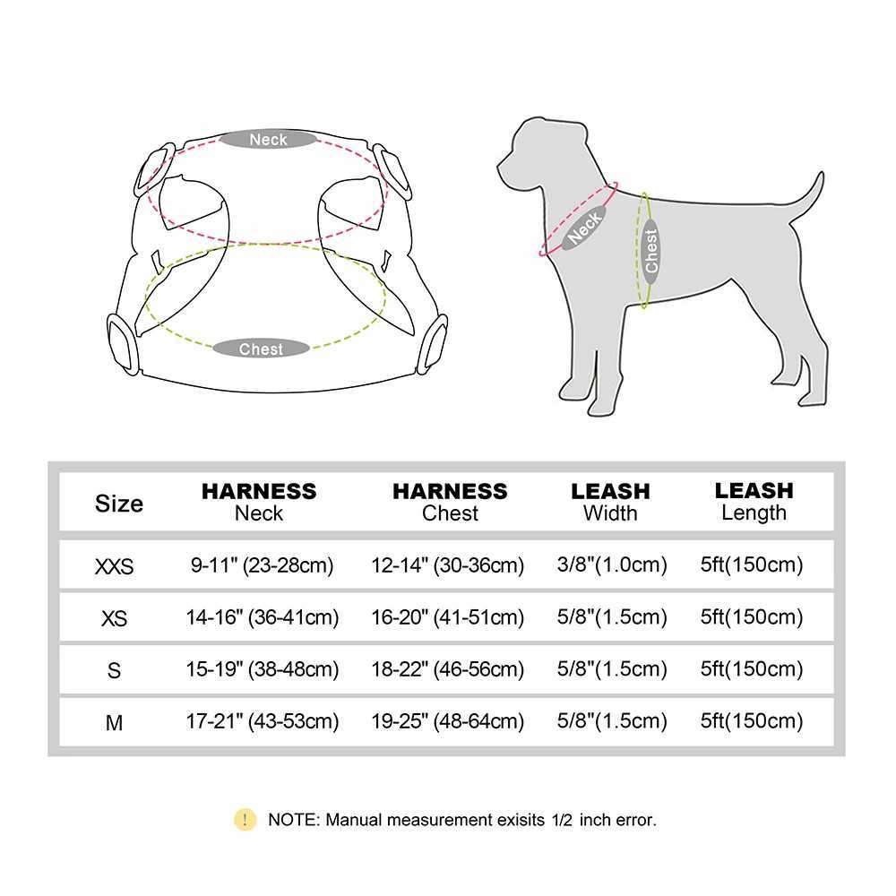 Soft small dog harness set for ChihuahuaYork adjustable high-quality dog harness vest with 150cm walking lead strip X250326