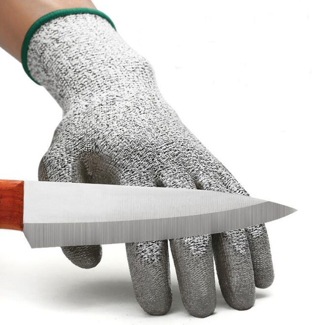 HPPE Cut Resistant Nitrile Coating Hand Gloves Anti-slip for Kitchen Mittens Level 5 Anti-cutting Safety Gloves for Work