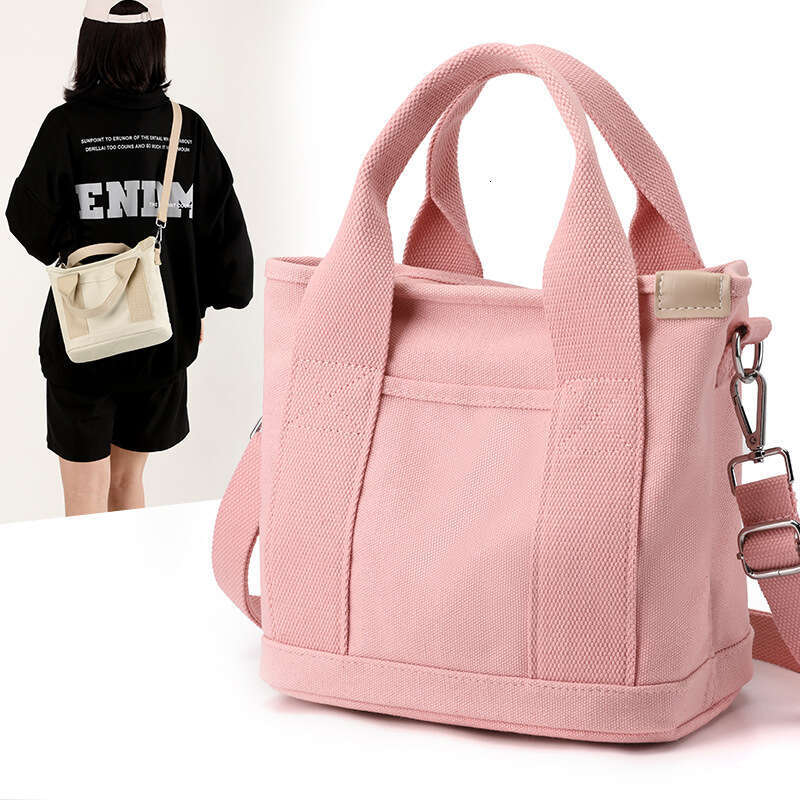 High Beauty New Canvas Fashionable, Simple, Large Capacity Handbag, Multi use Daily Commuting, Convenient Bag for Women