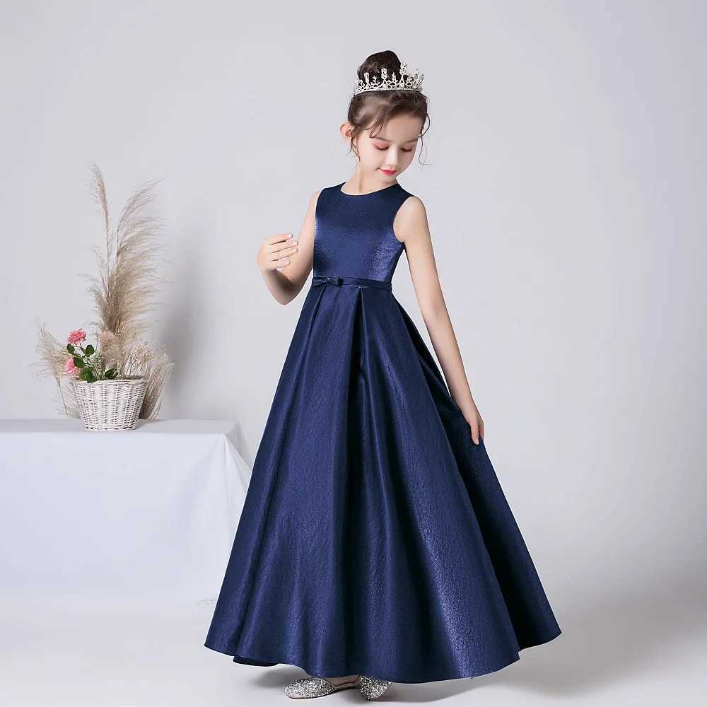 Dideyttl Christmas Dress For Girls Long Girl Ceremonial Dress Elegant Banquet Concert Junior Birthday Child Girl Wedding Par W250326