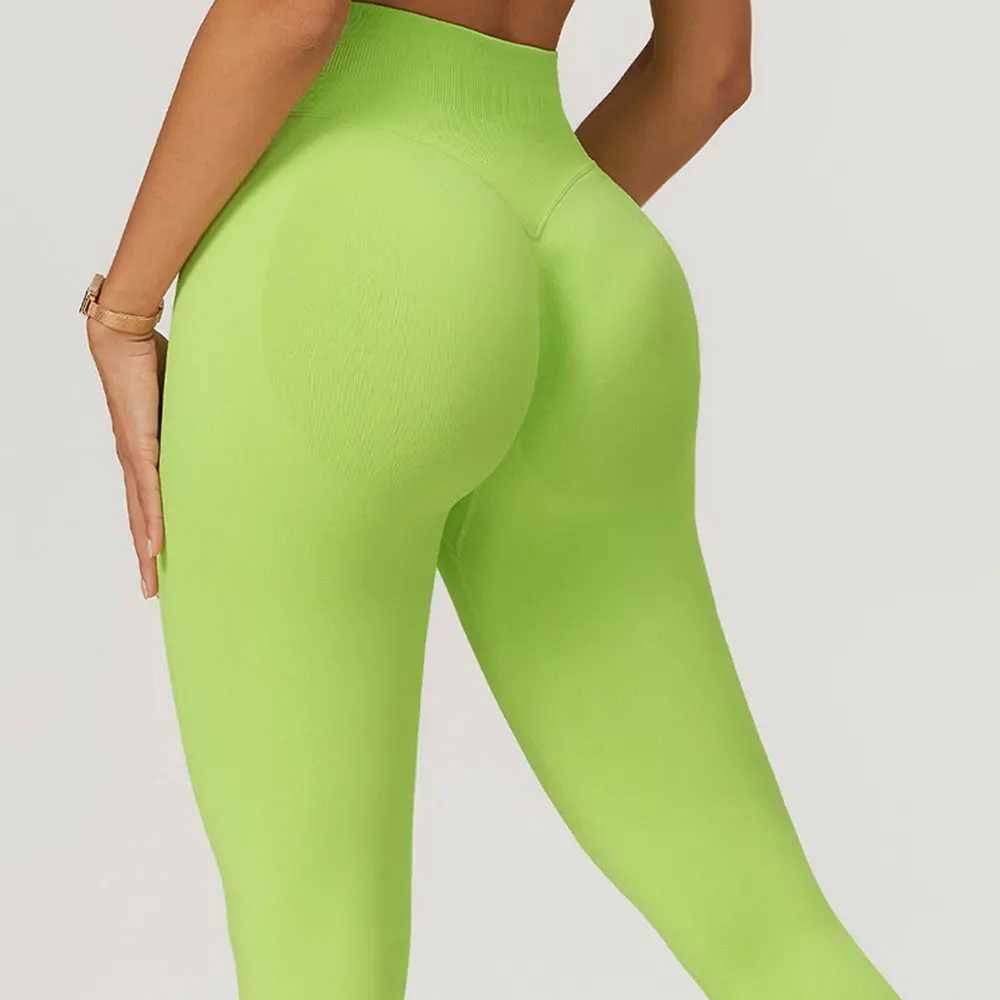 Seamless yoga legs womens fitness legs running and cycling legs breathable sports legs high waisted sportswear W250326