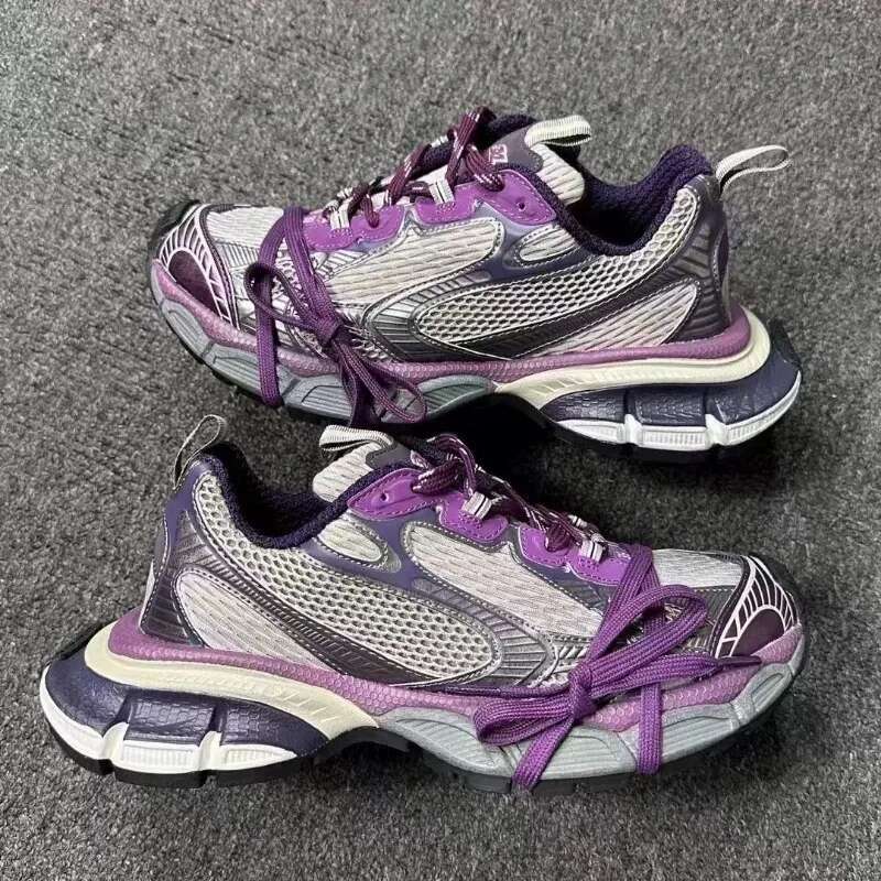 Designer Shoes 2025 New Light Luxury Fashion Shoes Women's Breathable And Comfortable Outdoor Walking Leisure Lace Up Sports Shoes Women's W