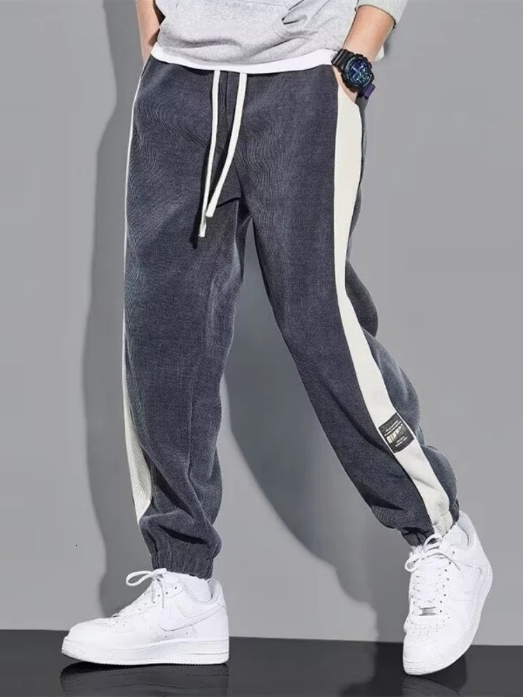 Mens pants gym bag mens clothing oversized sportswear freight sports Y2K runners 250326