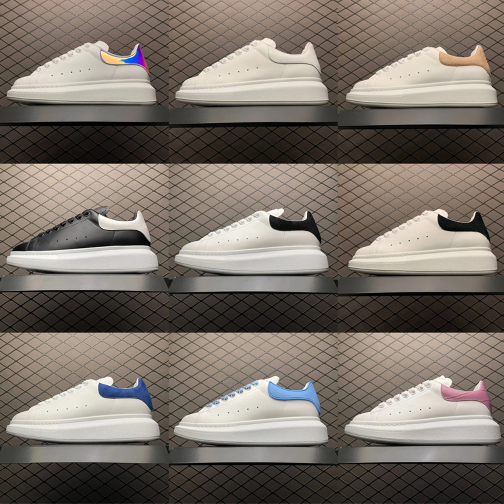 Designer Shoes oversized Shoe Platform Sole Sneakers Leather Pairs Men Women mcqueenshoe Black veet Trainers Rubber Platformsole Outdoor Dress Sports Size 35-45
