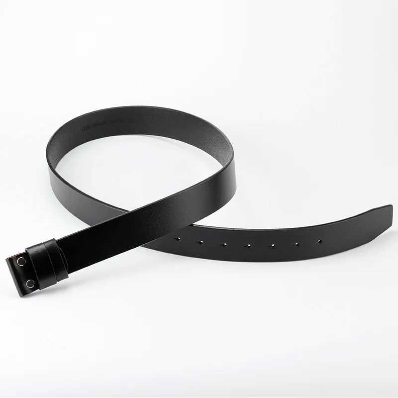 MYMC mens genuine leather belt buckle free DIY belt accessories high-quality wild belt gifts W250326