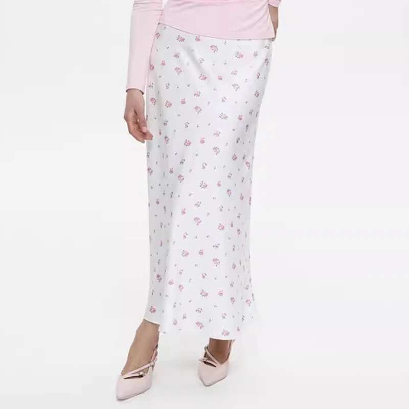Summer Printed Fashion Long for Women High Waist Contrast Patchwork Slim Elegant Party Looks Ladies Y2k Maxi Skirt