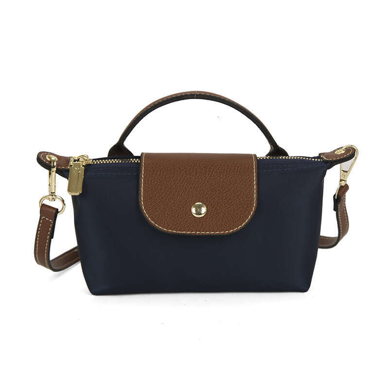 Fashionable and Versatile 2024 Spring/Summer Women's Bag Single Shoulder Crossbody Handheld High end Nylon Dumpling Bun