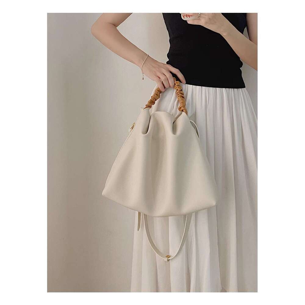 Women's Bags Women's Bags Small Niche Cowhide Pleated Crossbody Handbag With Large Capacity For Women