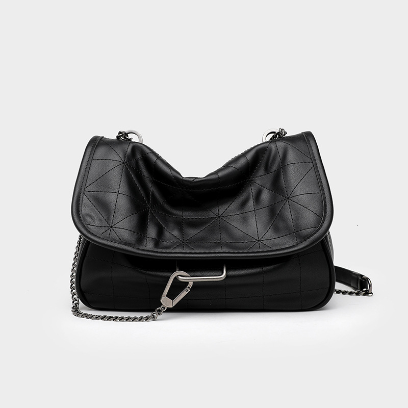summer New Autumn Winter Fashion Versatile Limited Edition Western Style Diamond Grid Chain Single Shoulder Crossbody Stray Bag
