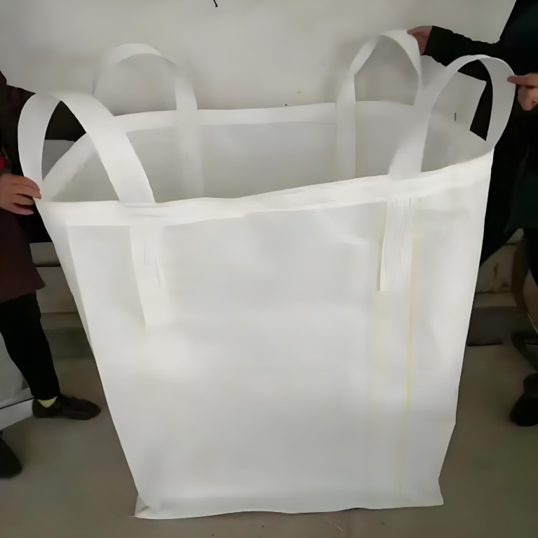 Enhanced Strength Wholesale White Polypropylene TON Bags for Bulk Storage