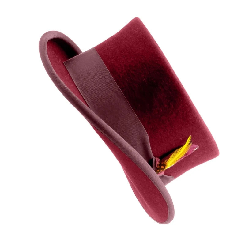 Wool top hat vintage Fedoras hat celebration party top hat 250325
