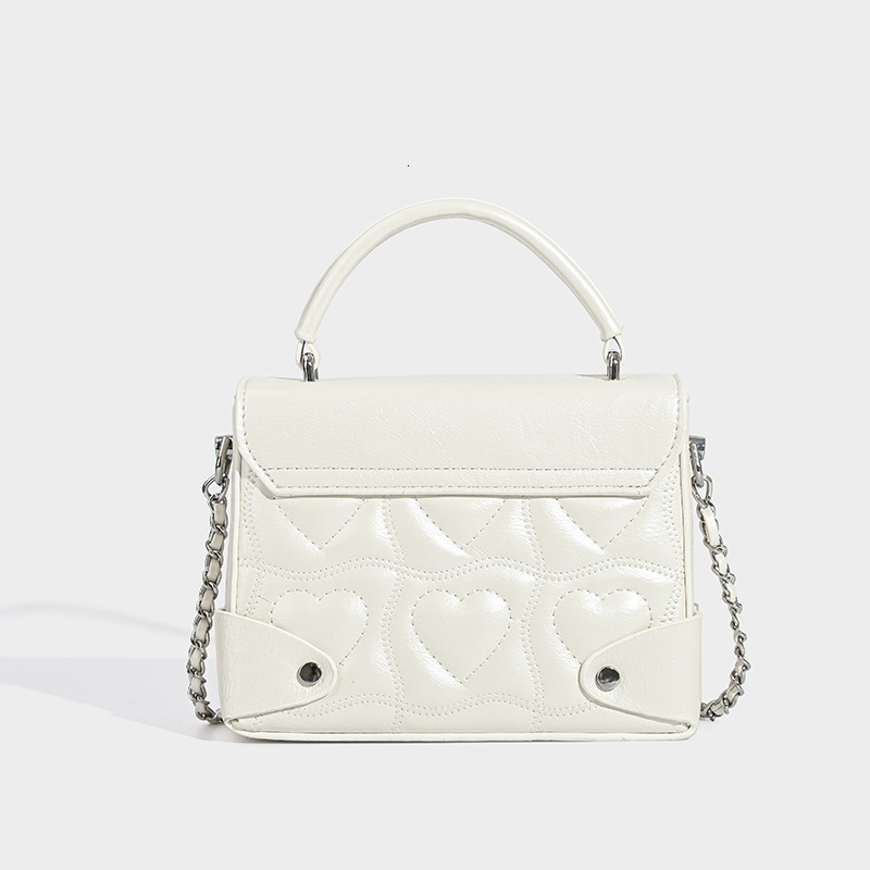 Niche New Handbag Women 2024 Classic Diamond Lattice Chain Bag Women Simple Commuter Box Satchel