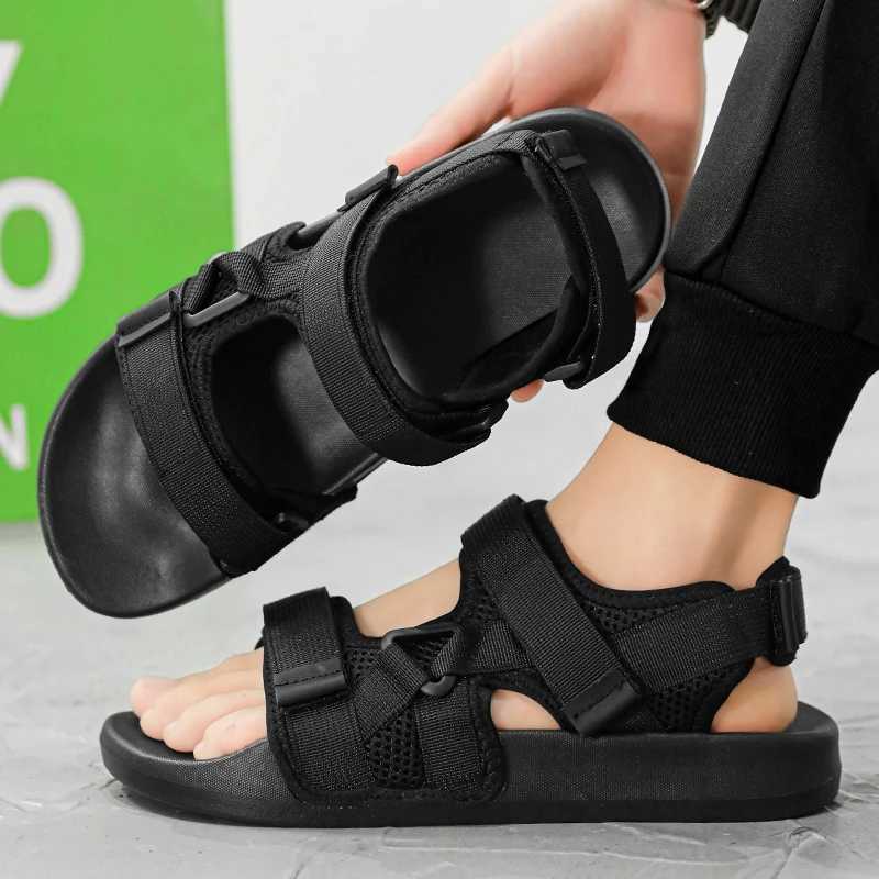 New mens sandals N-Slip summer flip top high-quality outdoor Fi casual beach lightweight casual mens shoesXJ250326