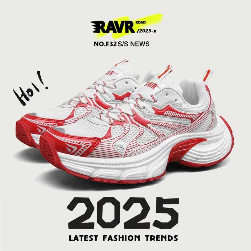 2025 New Mens Running Shoes Breathable Mesh Lightweight Cushio Athletic Sneakers for Jogging Gym Training Platform ShoesC250325