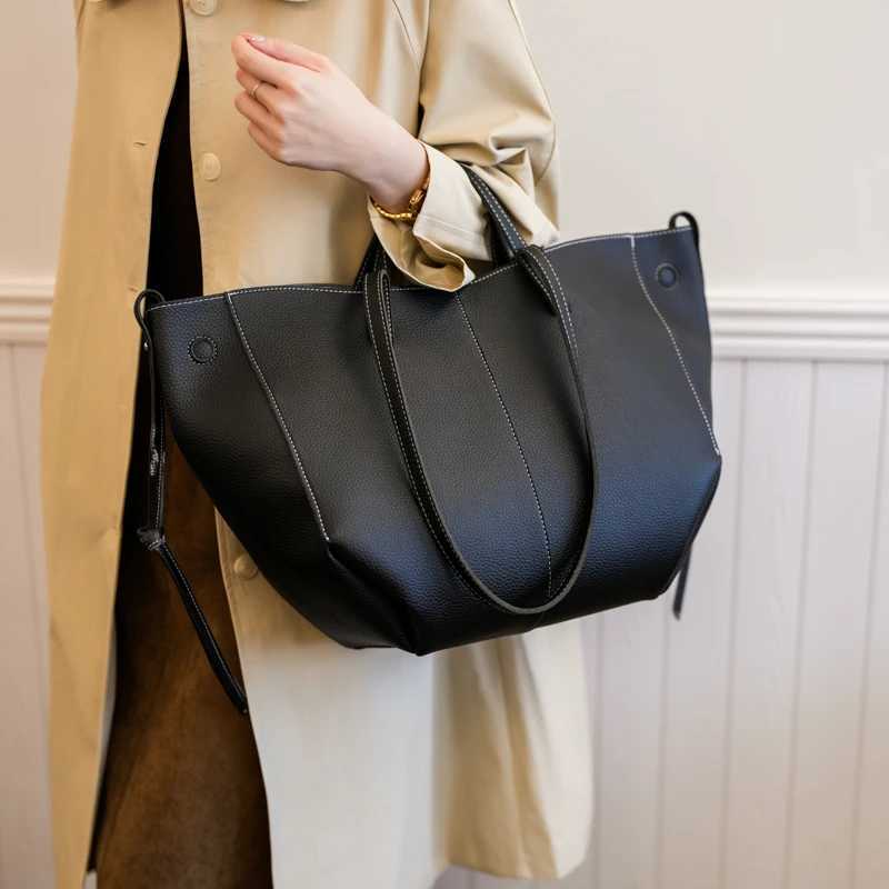 MOODS Branded Underarm Shoder Bags For Wen 2024 Latest Luxury Designer Handbags Soft PU Leather Large Capaci Shopping Tote Z250326