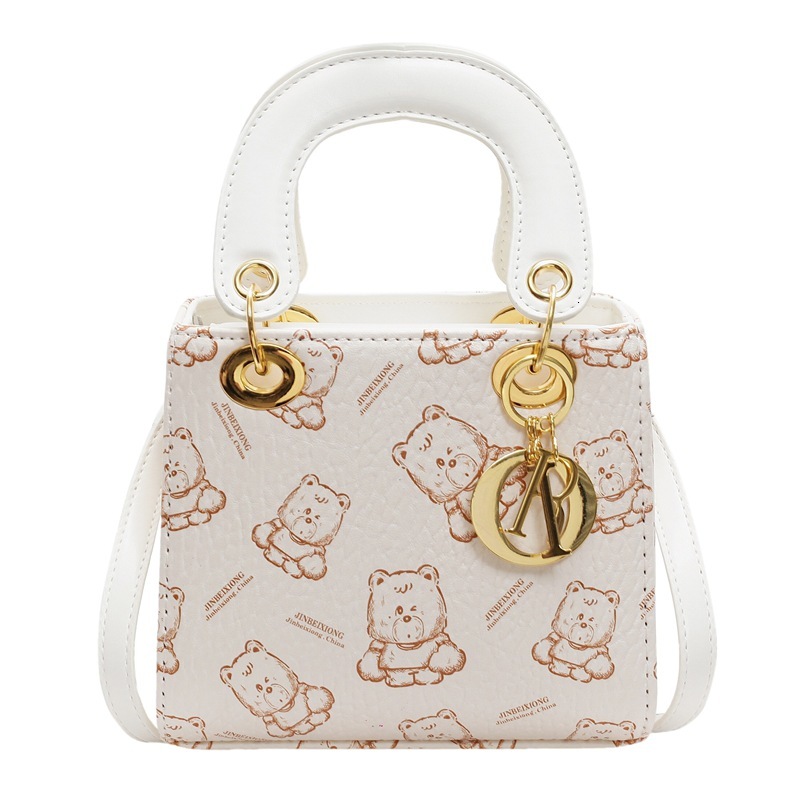 Cute Little Bear Fashion Handbag for Women, New Style, Versatile, Daifei Bag, High End, Exquisite Single Shoulder Crossbody Bag