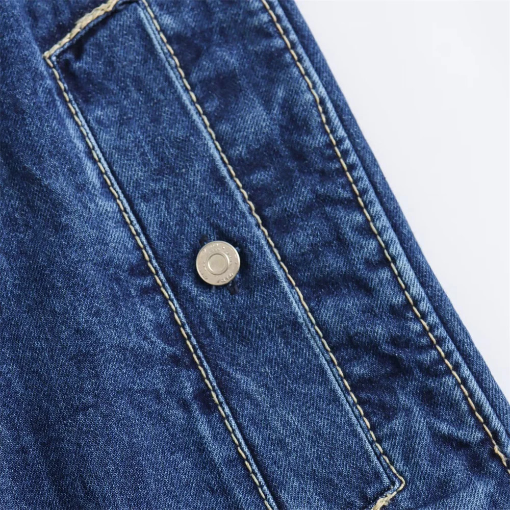 Kar Otza 2024 Summer Womens Fashion Edition Denim Loose and Comfortable Casual Windbreaker Jacket 250318