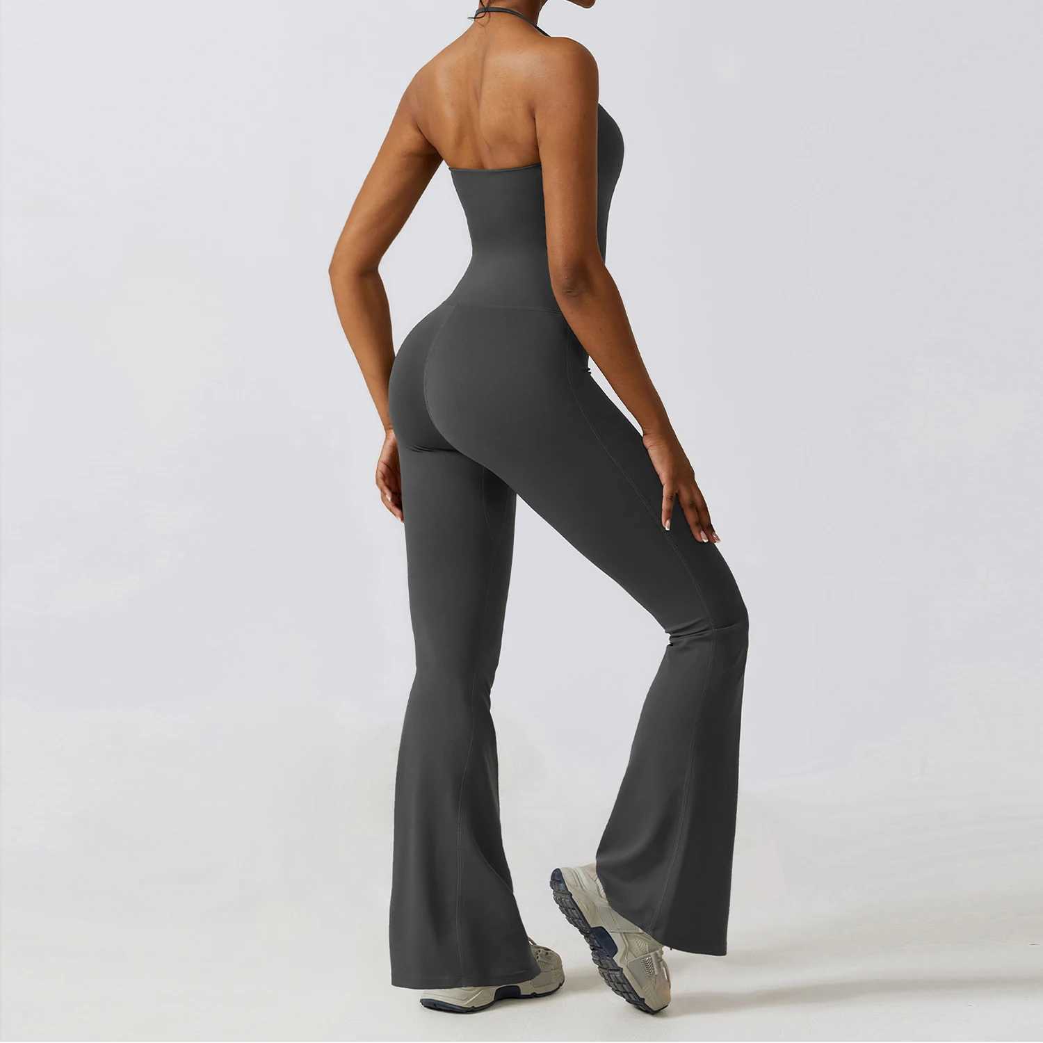 One piece sleeveless yoga suit gym set womens training sportswear fitness sportswear womens push up sportswear W250326