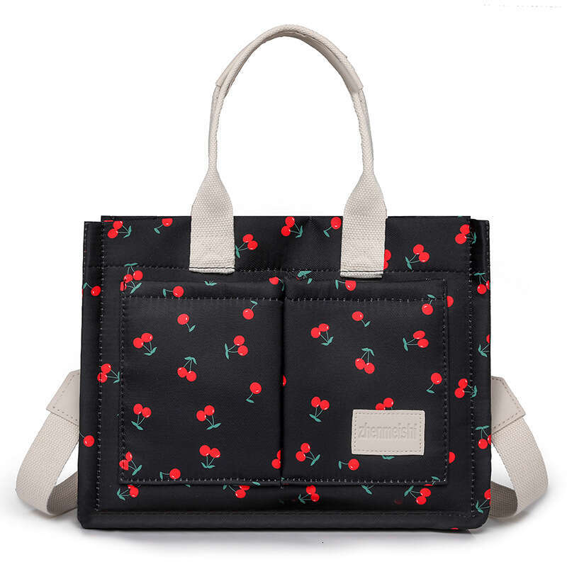 New high-capacity printed handbag, women's shoulder trendy crossbody bag, travel tote bag
