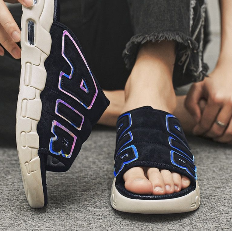 Slippers 2025 Men's Fashion Casual Sports Air Cushion Summer Open-Toe Beach Slipper Designer Mens Slides dh1102176994