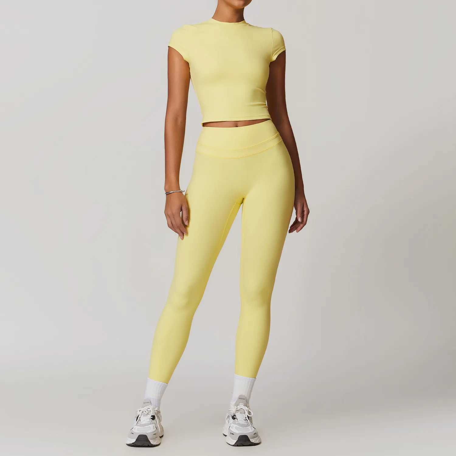 SWELTERING 2-piece sportswear womens yoga set gym set sportswear yoga set fitness set tracksuits sports bra gym leg W250326