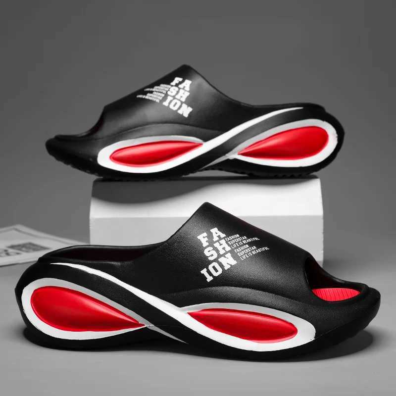 Outdoor slider new style summer mens sandals outdoor platform slider mens sports lightweight fashion all horse mens shoesXJ250326