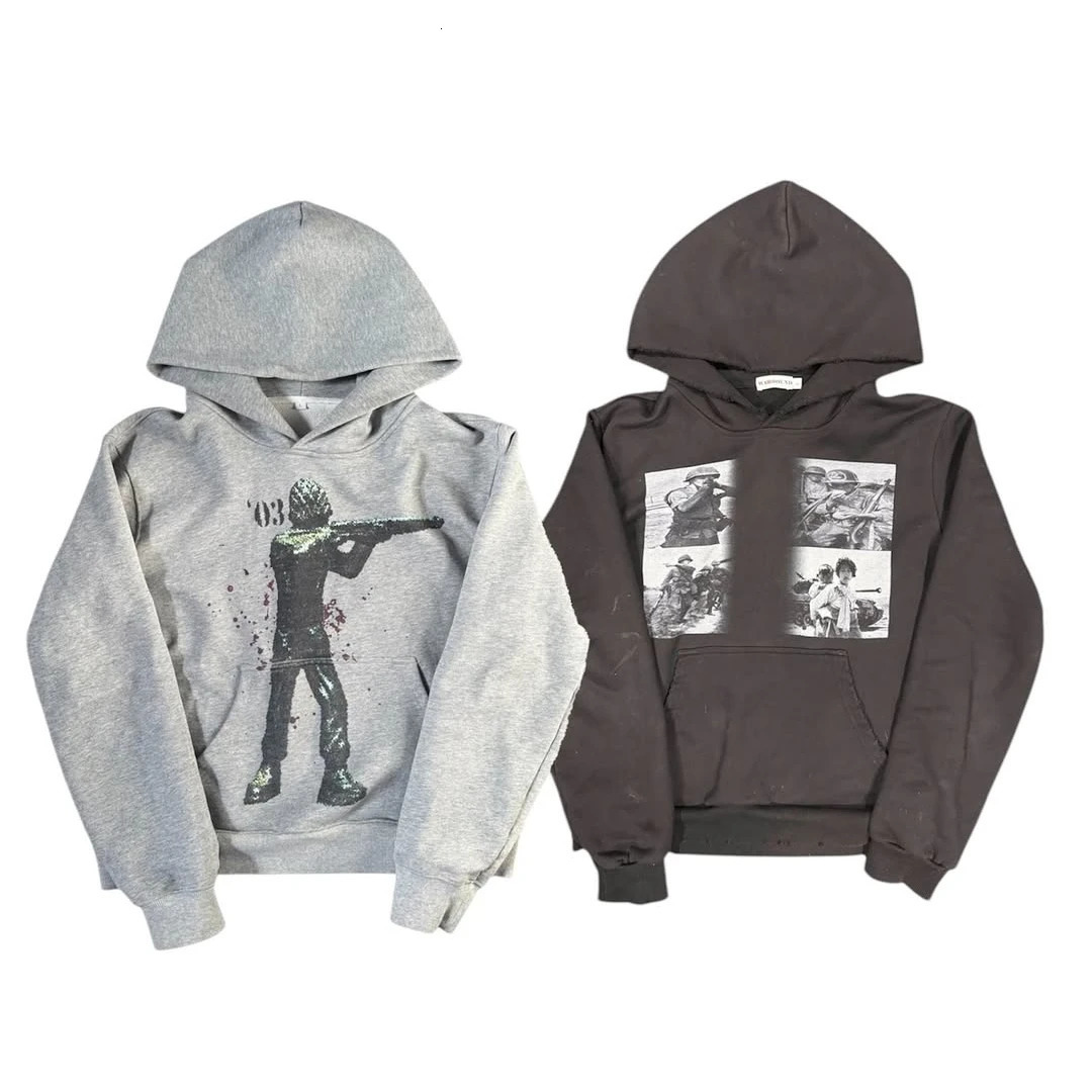 Harajuku War Printed Hoodie Womens Grunge Street Clothing Hoodie Casual Sports Shirt Gothic Top Y2k Clothing Oversized Mens Clothing 250326